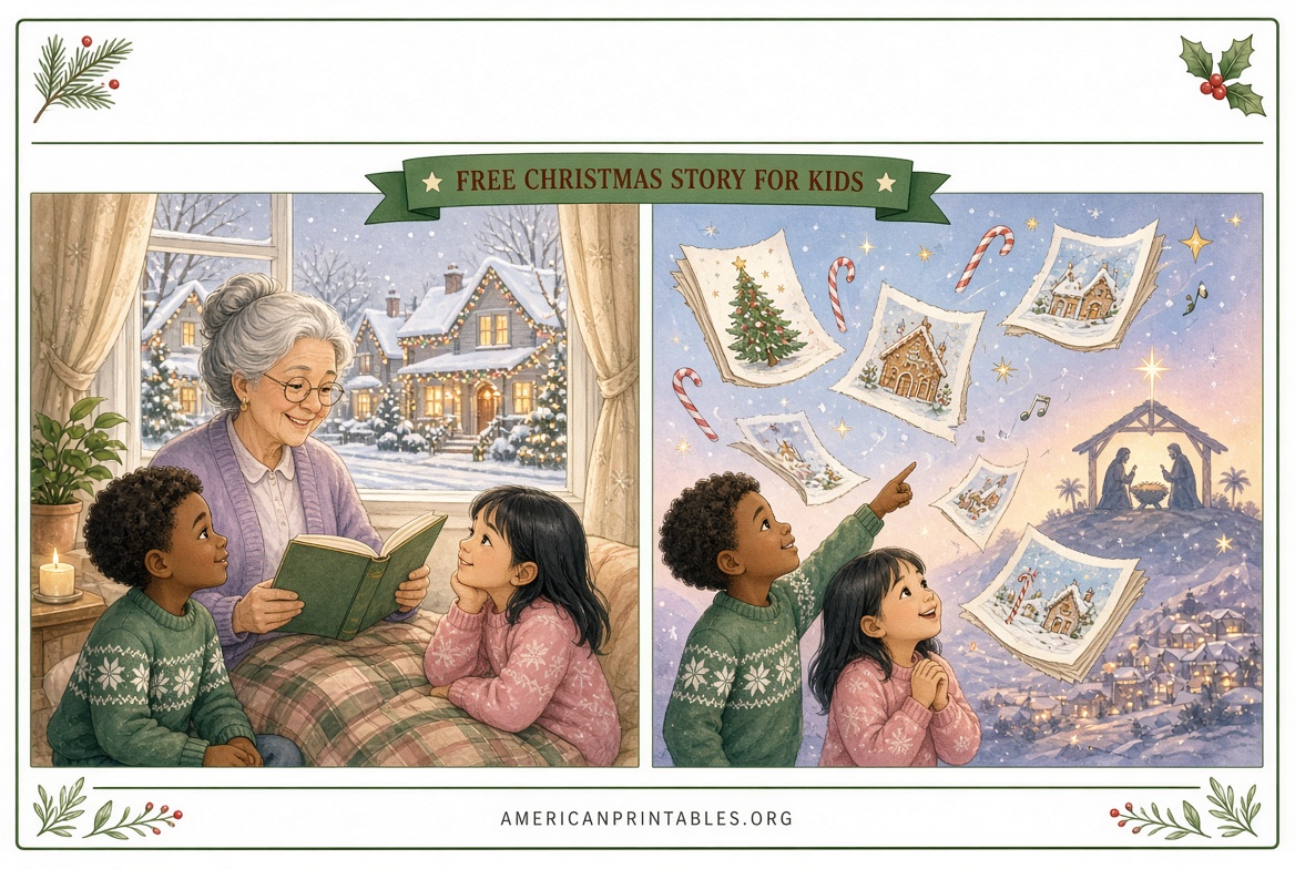 Free Christmas Story for Kids Printable PDFs (2)