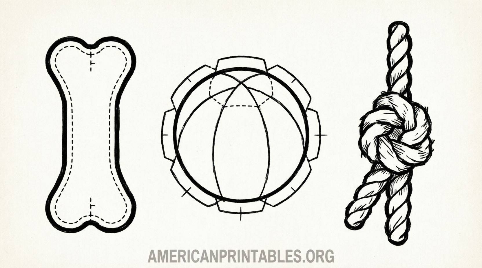 Free Dog Toy Sewing Patterns Printable PDFs (2)