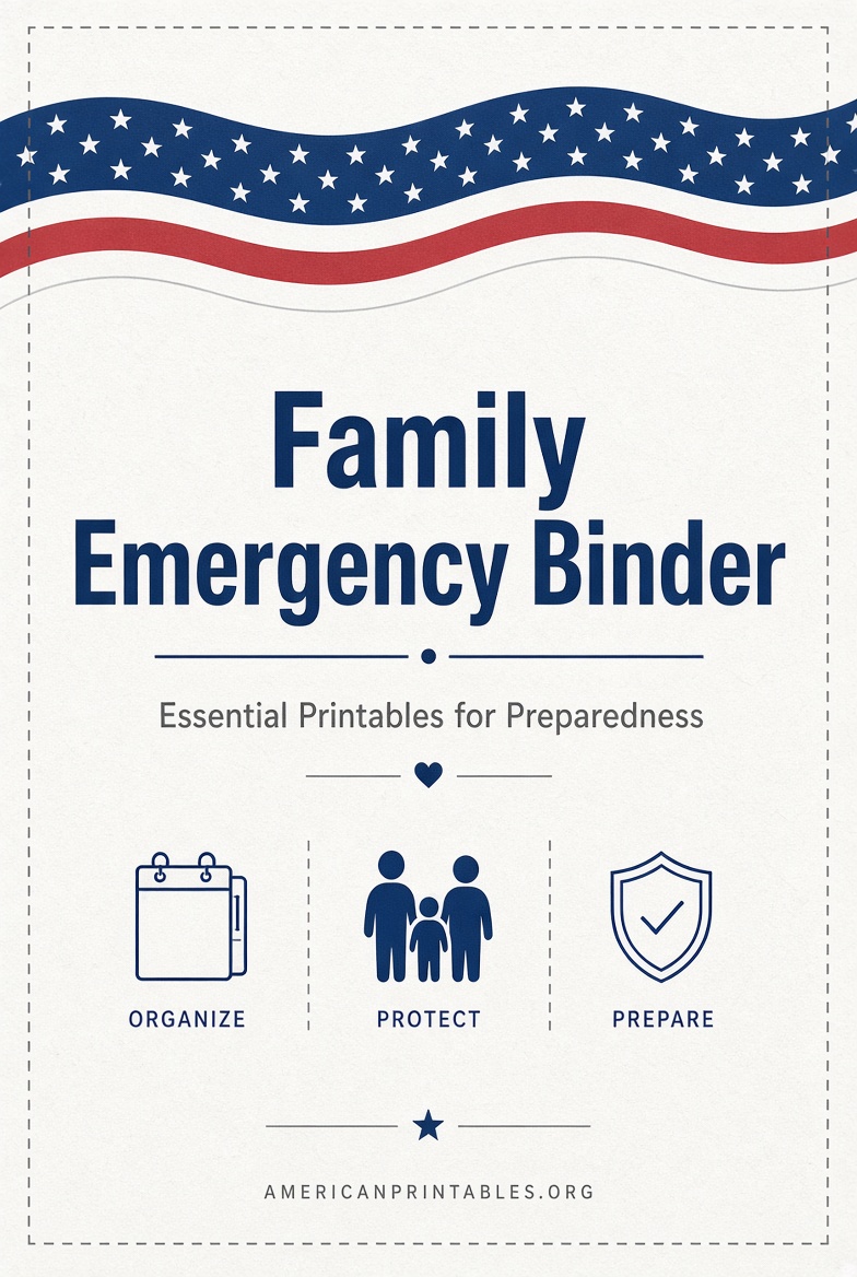 Free Family Emergency Binder Printables (1)