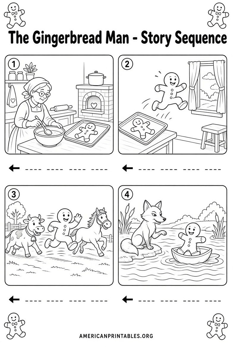 Free Gingerbread Man Story Printable Downloads (4)