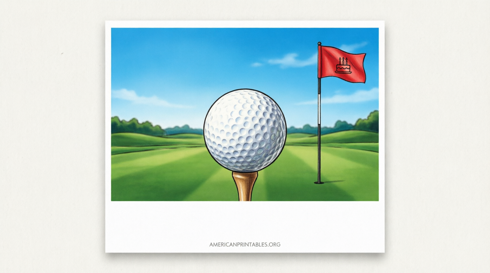 Free Golf Birthday Cards Printable Easy Downloads (1)