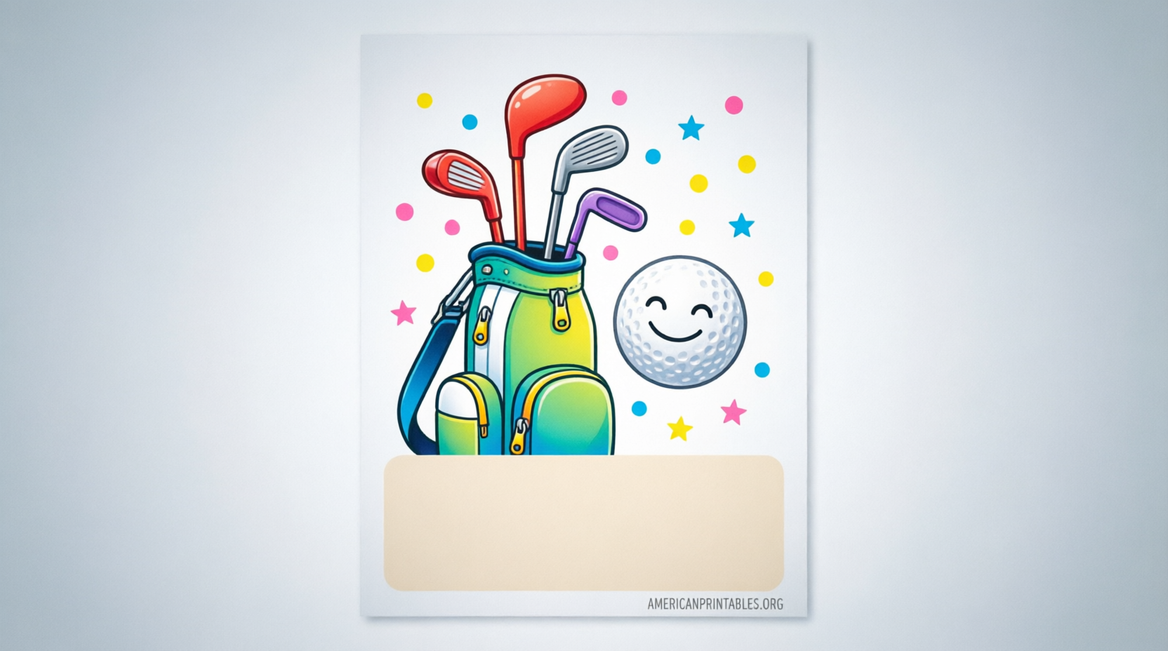 Free Golf Birthday Cards Printable Easy Downloads (2)