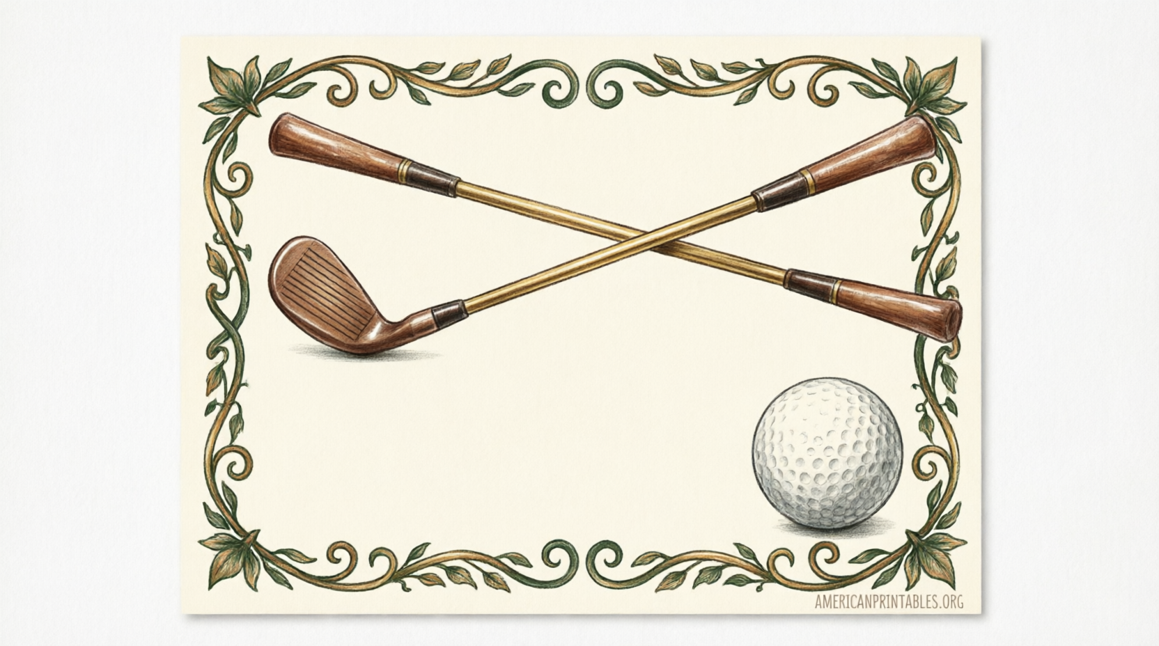 Free Golf Birthday Cards Printable Easy Downloads (4)