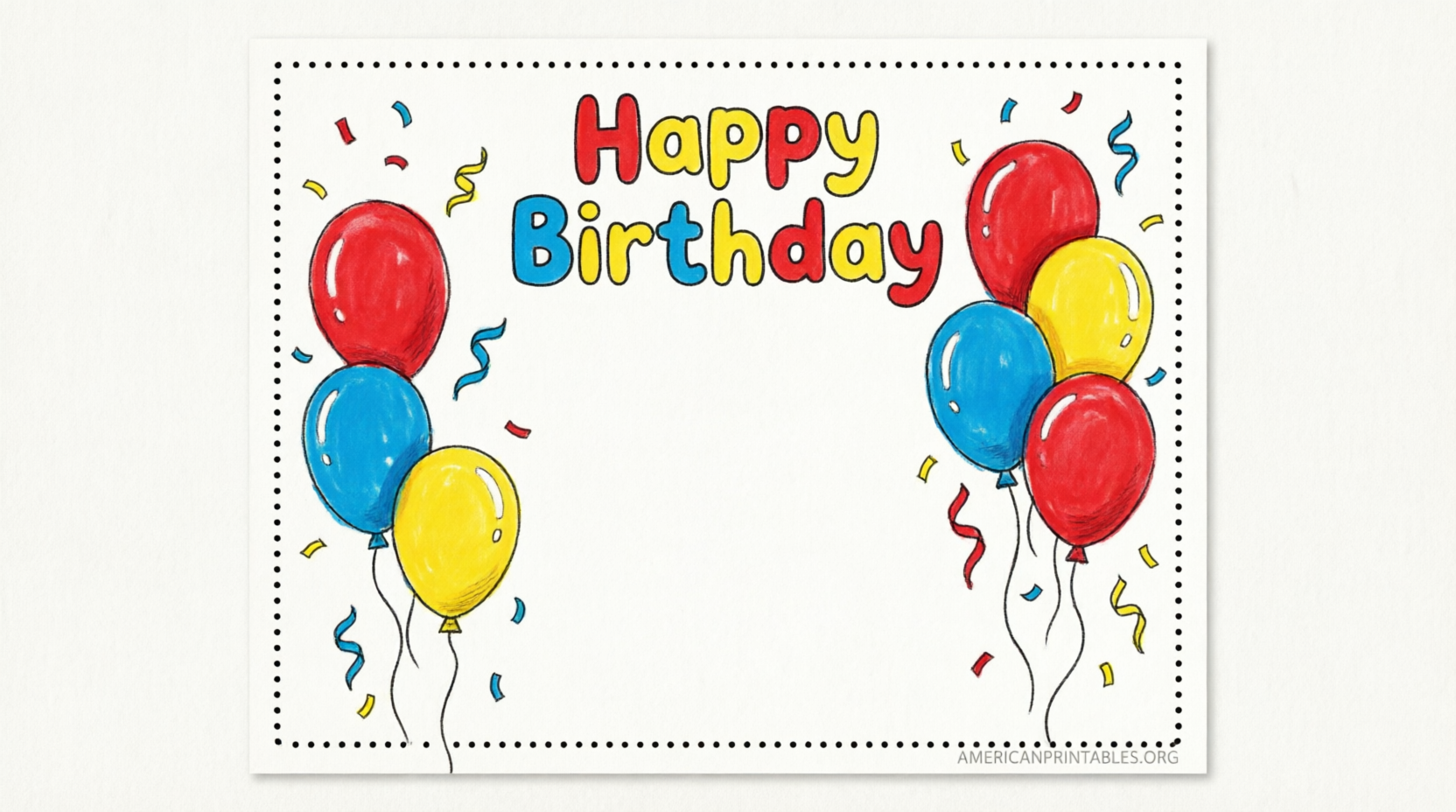 Free Happy Birthday Card Printable PDF Downloads (4)