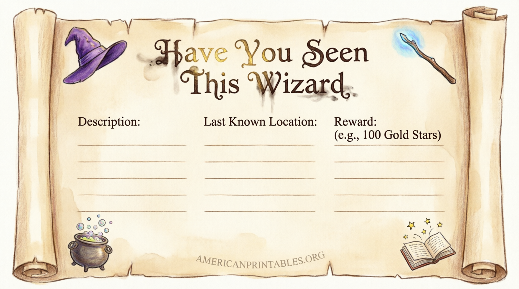 Free Have You Seen This Wizard Printable (3)