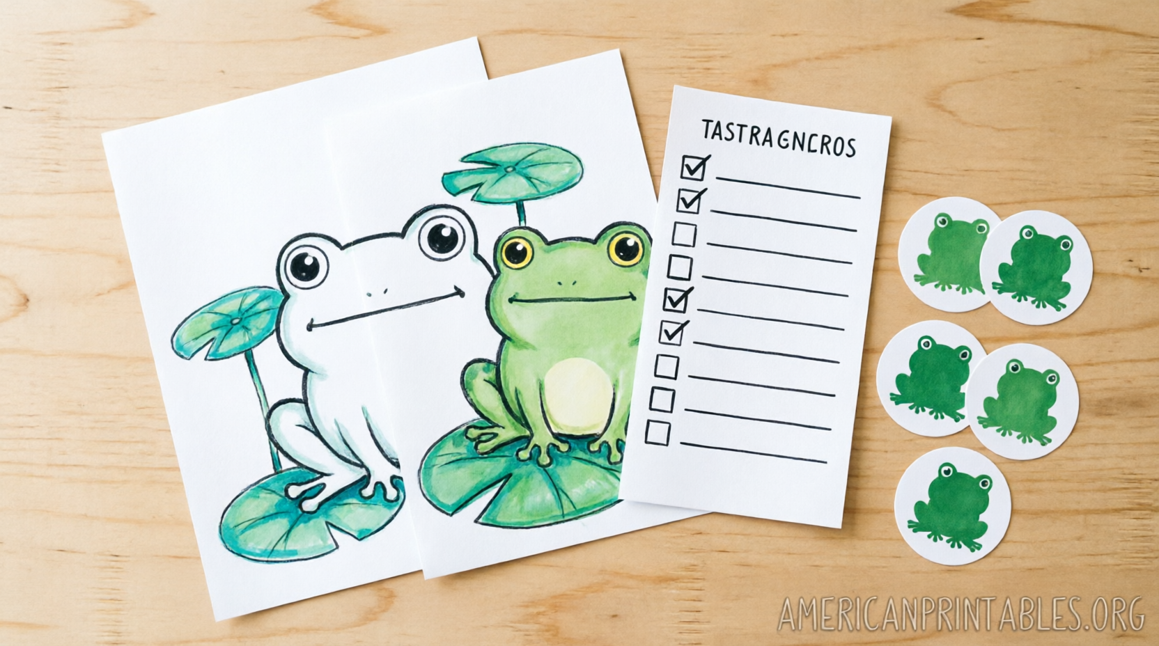 Free My Froggy Stuff Printables for Doll Crafts (1)