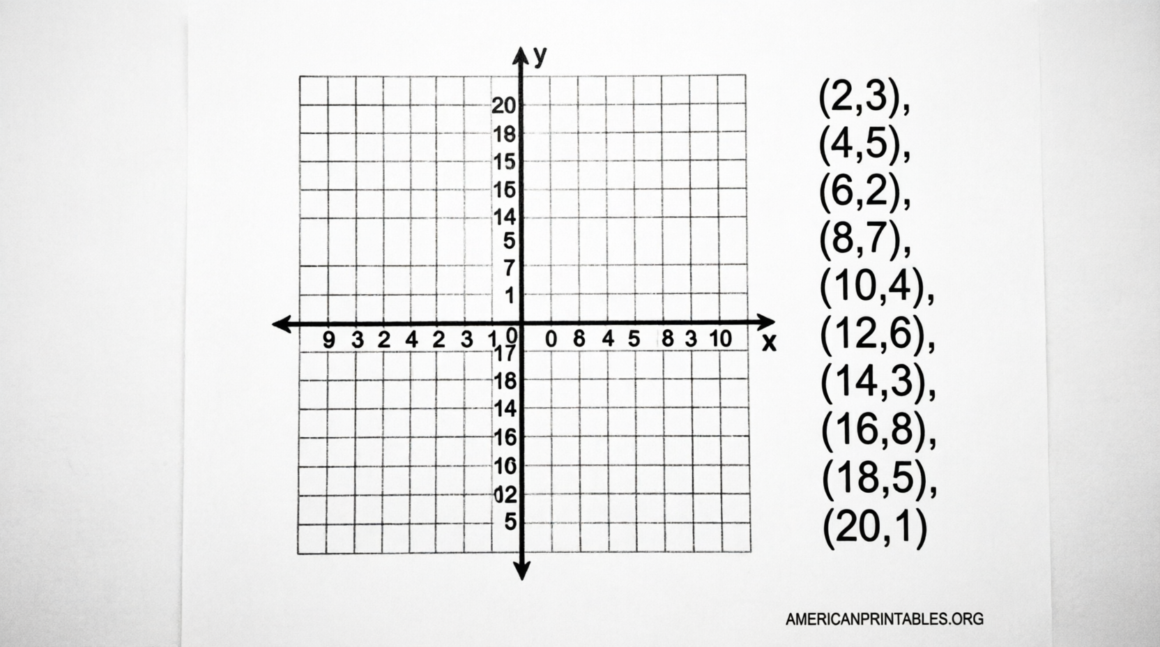 Free Mystery Graph Pictures Printable (1)