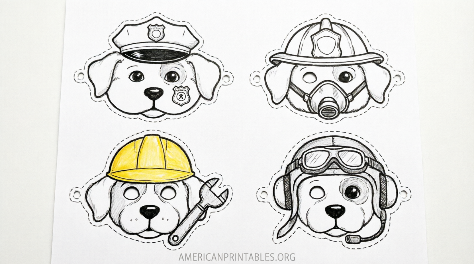 Free Paw Patrol Printable Masks for Kids (2)