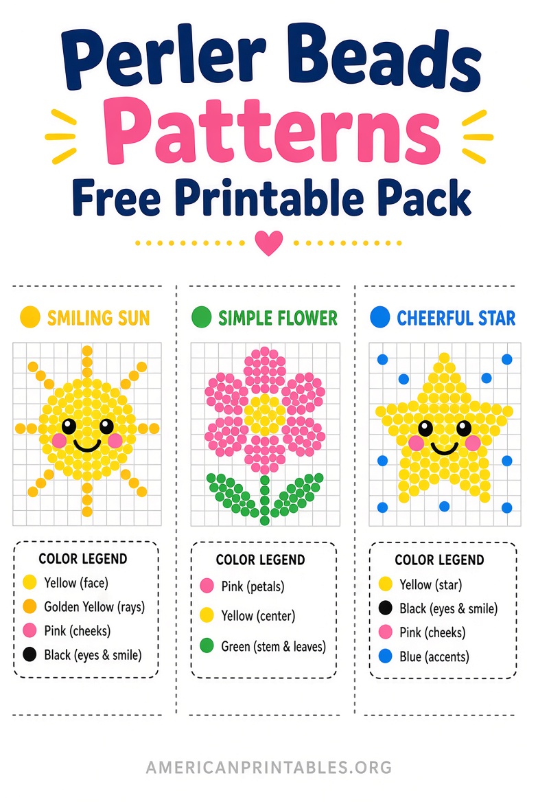 Free Perler Beads Patterns Printable Guide (2)