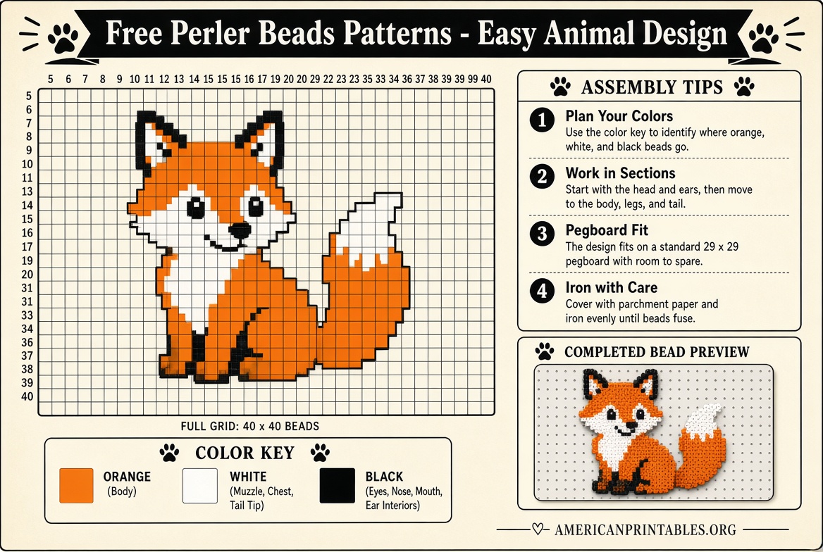 Free Perler Beads Patterns Printable Guide (3)