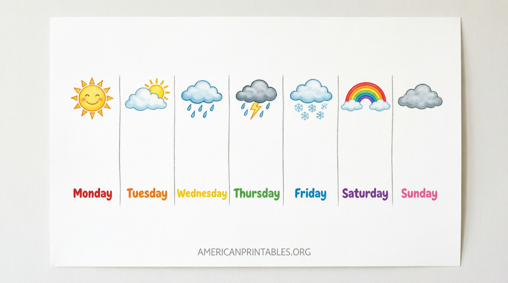 Free Preschool Focus Wall Printables (1)