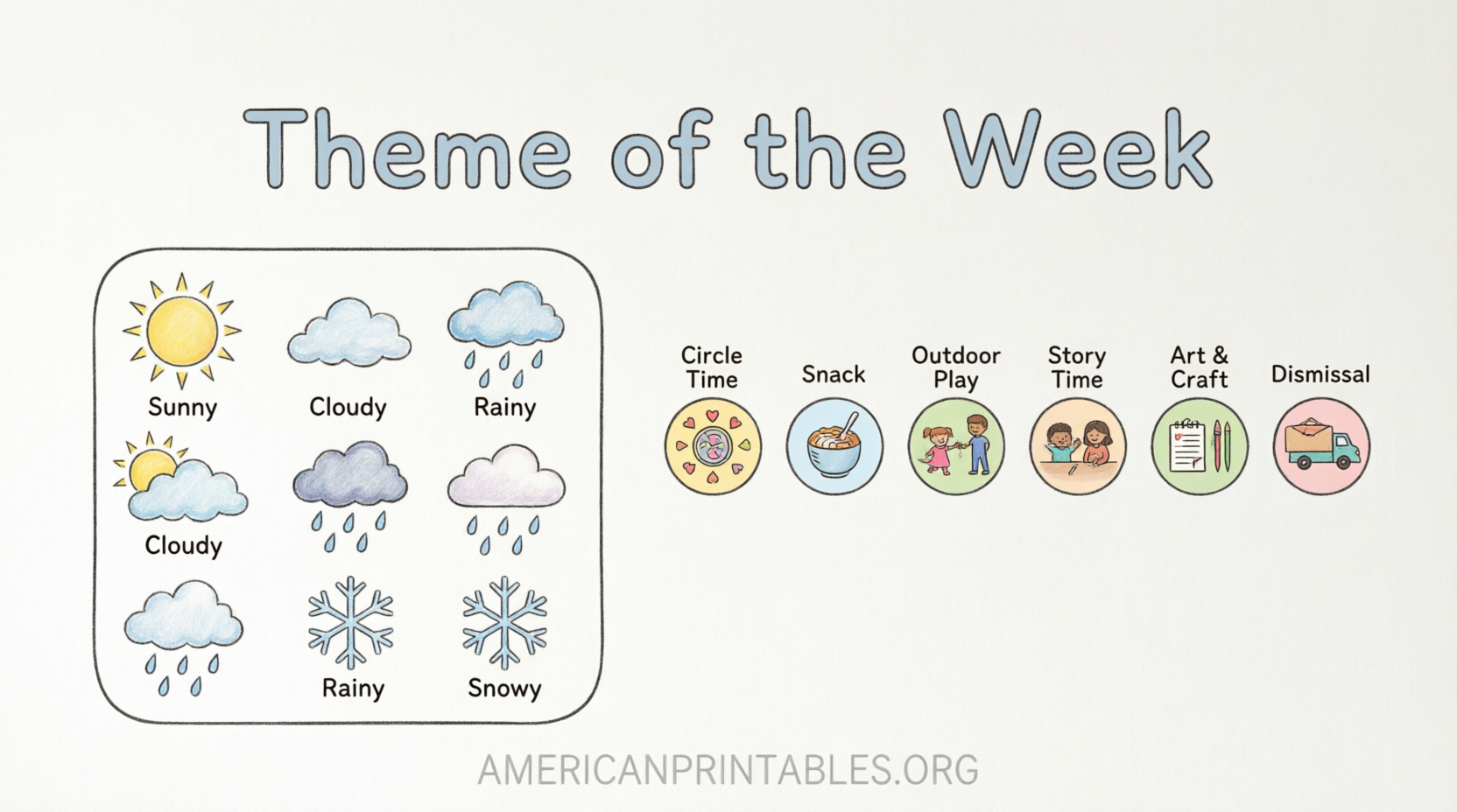 Free Preschool Focus Wall Printables (3)
