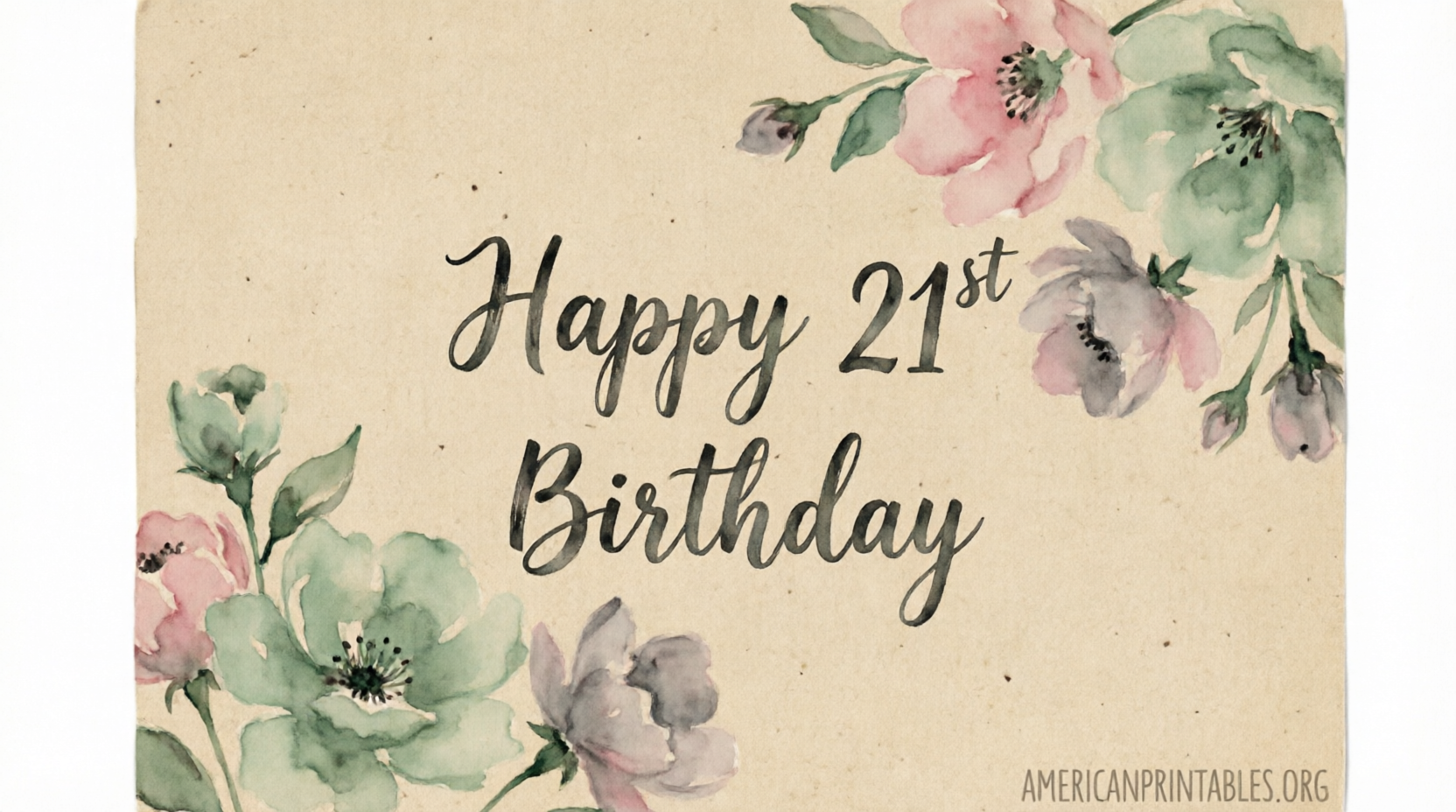Free Printable 21st Birthday Cards Easy Downloads (2)