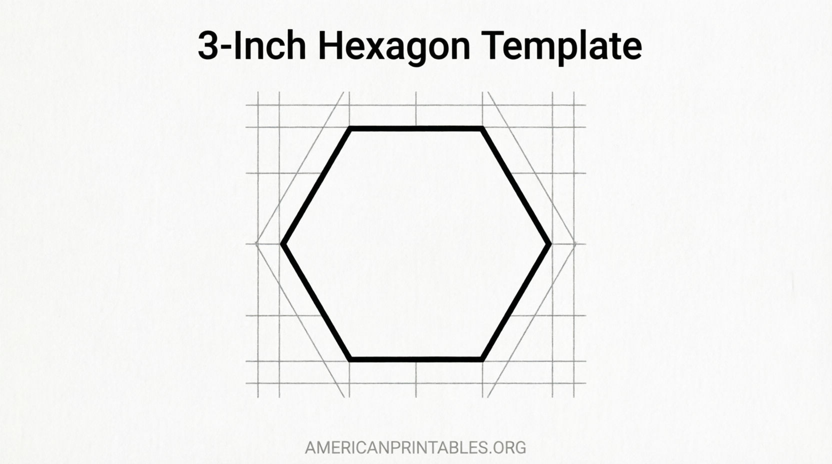 Free Printable 3 Inch Hexagon Template (2)