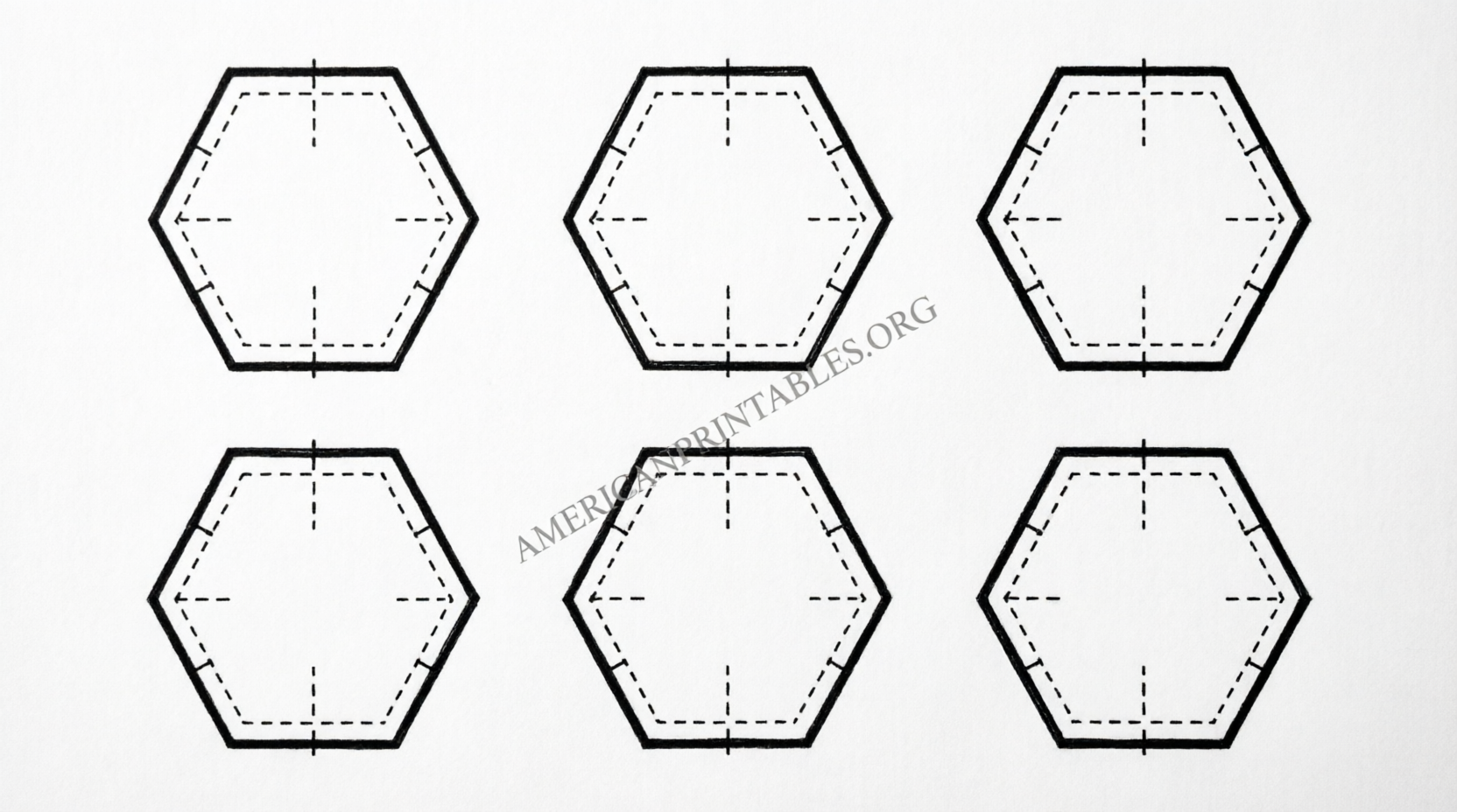 Free Printable 3 Inch Hexagon Template (4)