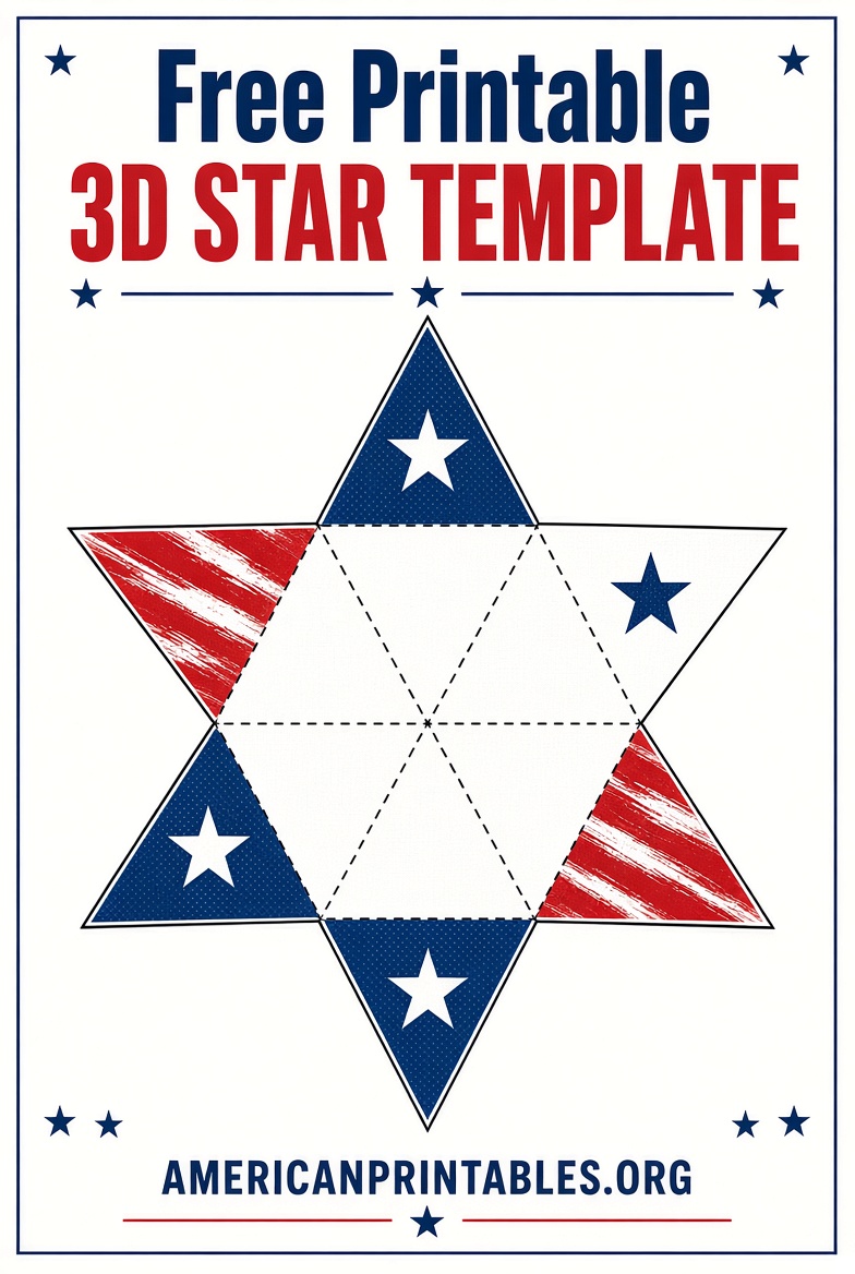 Free Printable 3D Star Templates (4)