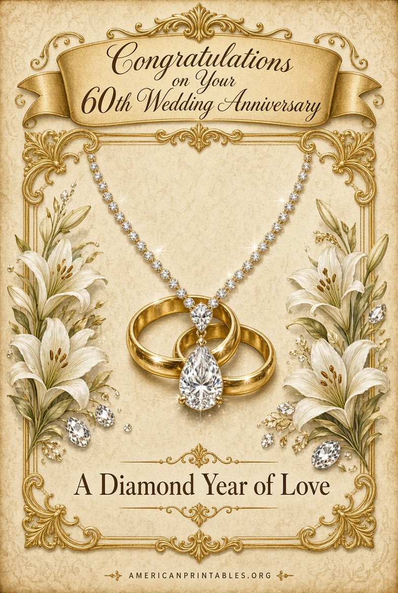 Free Printable 60th Wedding Anniversary Cards (2)