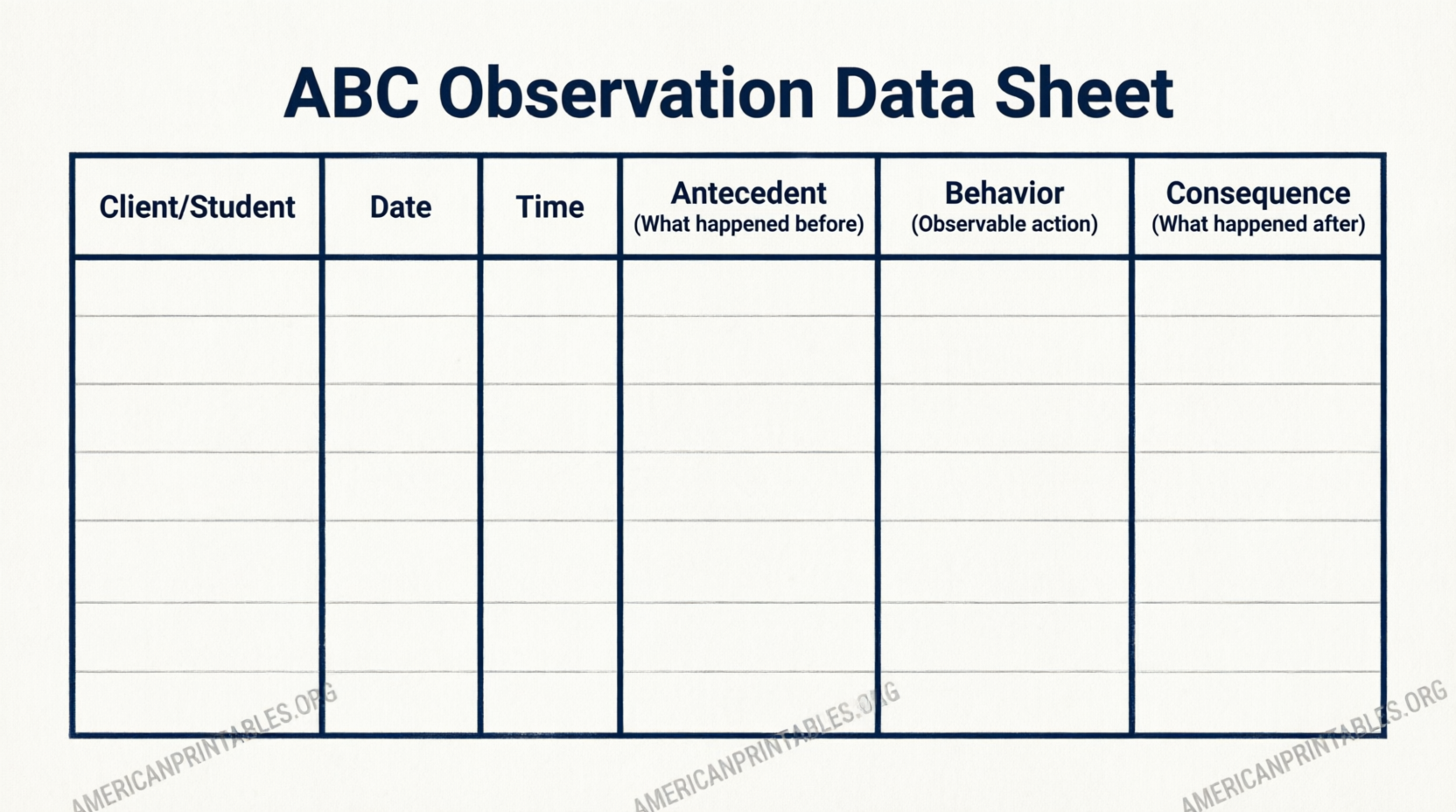 Free Printable ABC Data Sheet for Behavior Tracking (3)