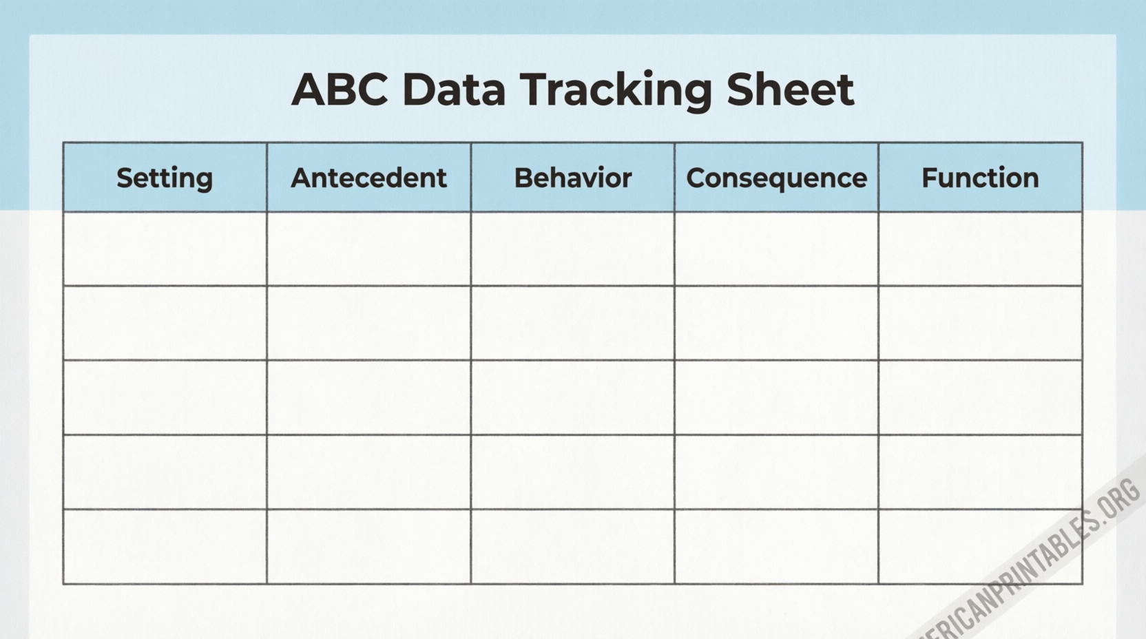 Free Printable ABC Data Sheet for Behavior Tracking (4)
