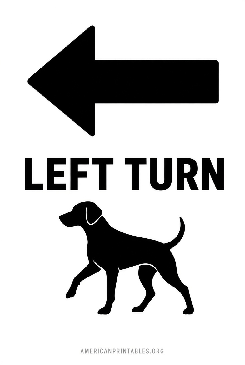 Free Printable AKC Rally Signs Guide (1)