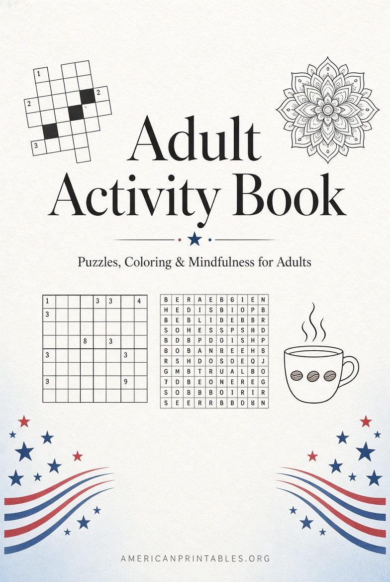 Free Printable Activity Books for Adults (1)