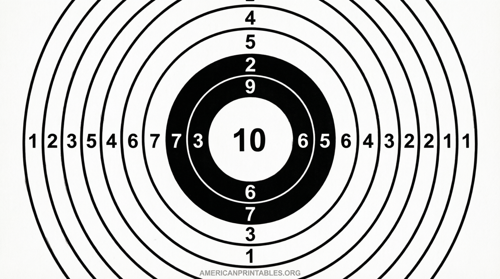 Free Printable Air Pistol Targets (1)