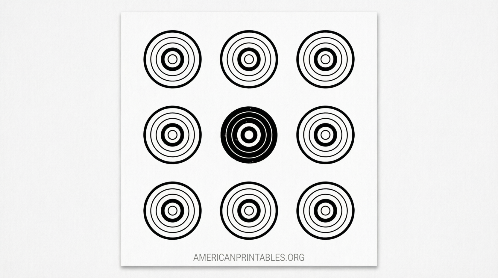 Free Printable Air Pistol Targets (3)