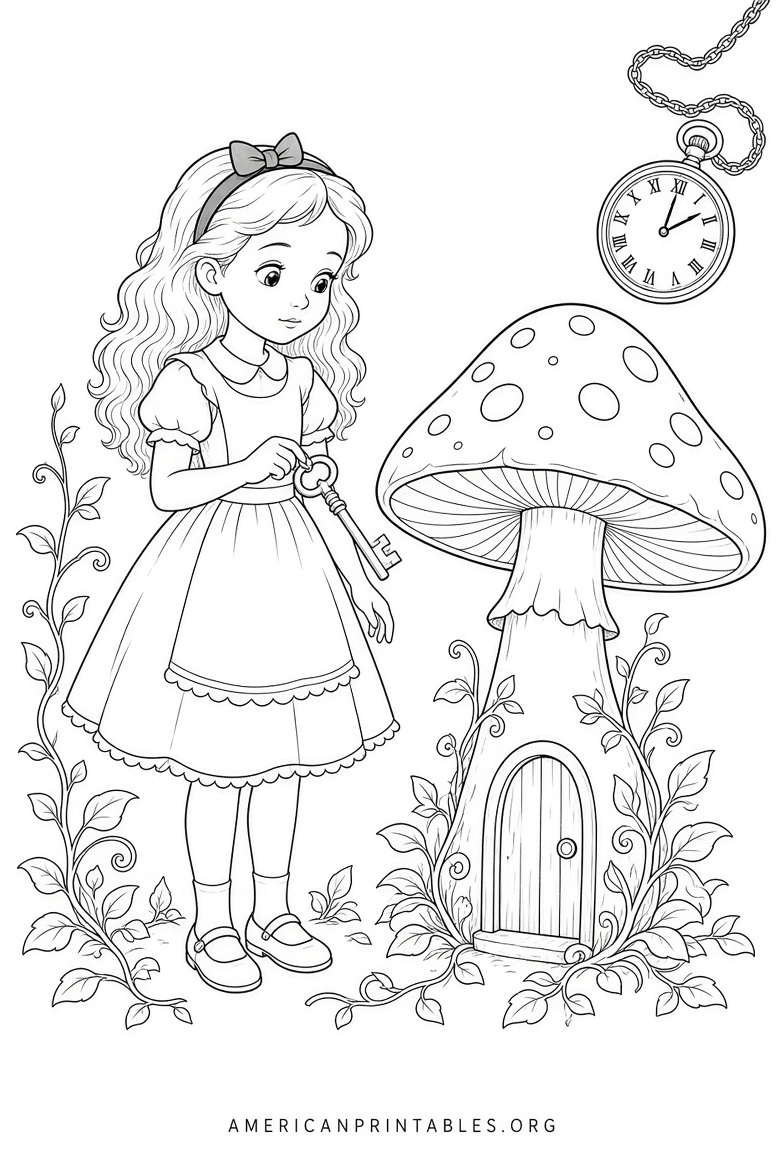 Free Printable Alice in Wonderland Pictures (1)