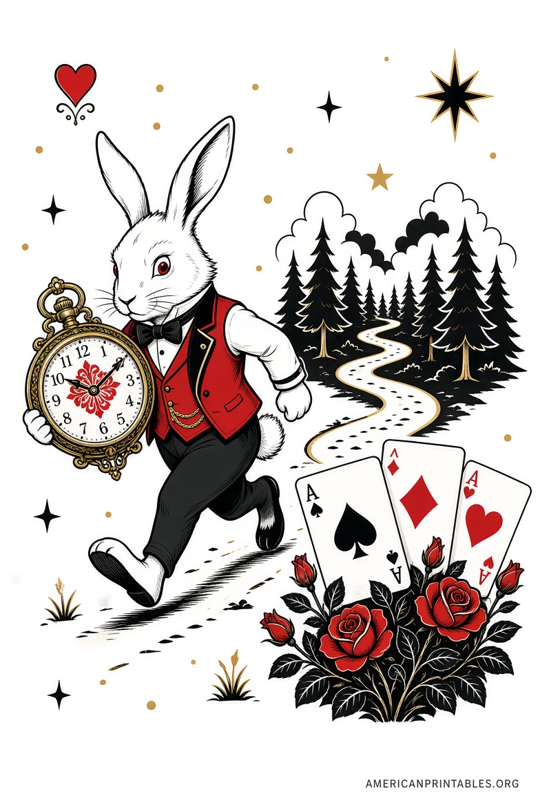 Free Printable Alice in Wonderland Pictures (2)