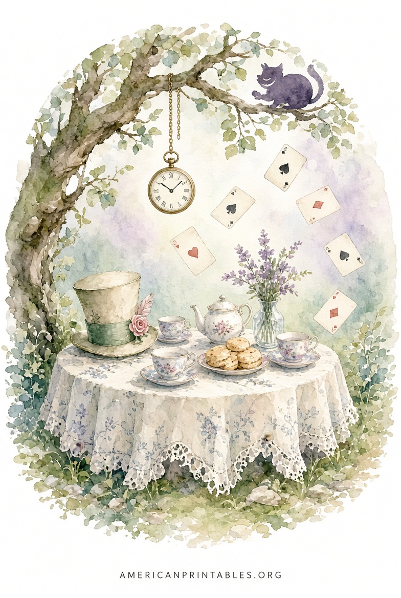 Free Printable Alice in Wonderland Pictures (4)