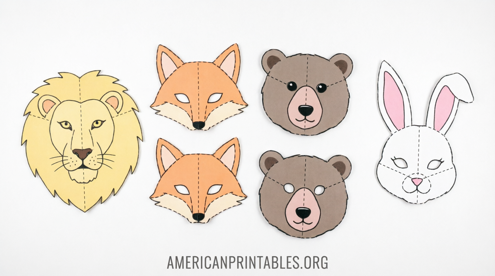 Free Printable Animal Mask Templates for Kids (1)