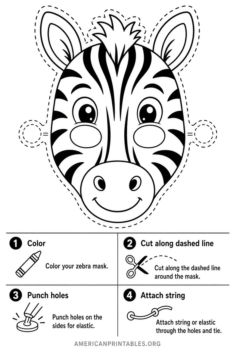 Free Printable Animal Masks Templates for Kids (2)