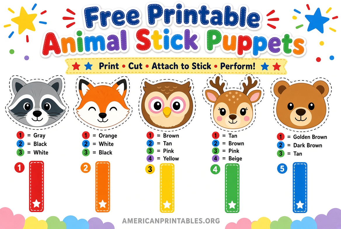 Free Printable Animal Puppet Templates for Kids (2)