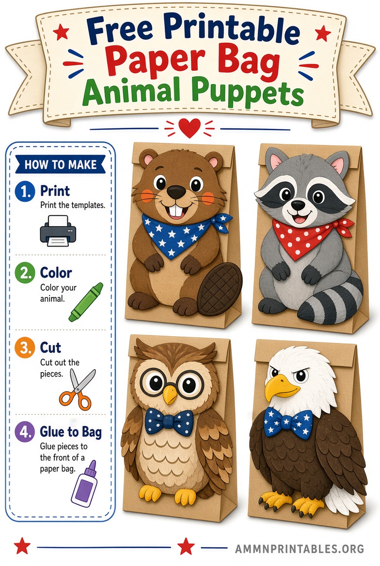 Free Printable Animal Puppet Templates for Kids (4)