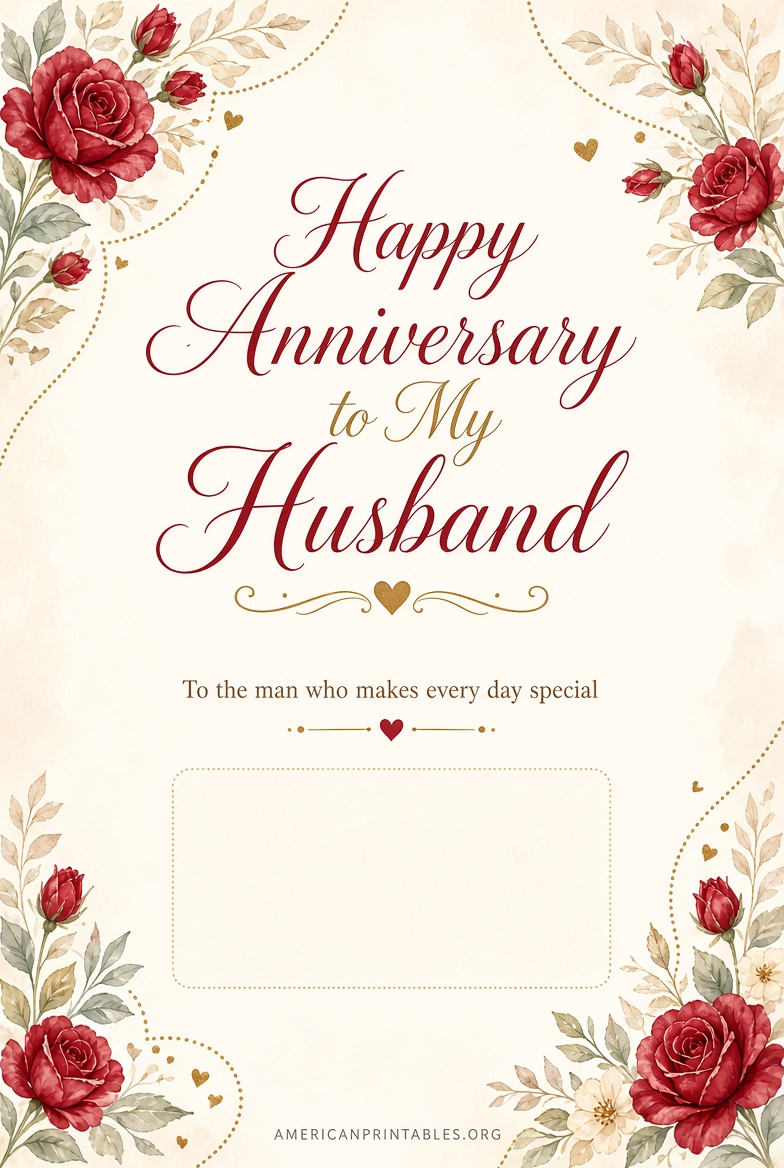Free Printable Anniversary Cards PDF for Husband (3)