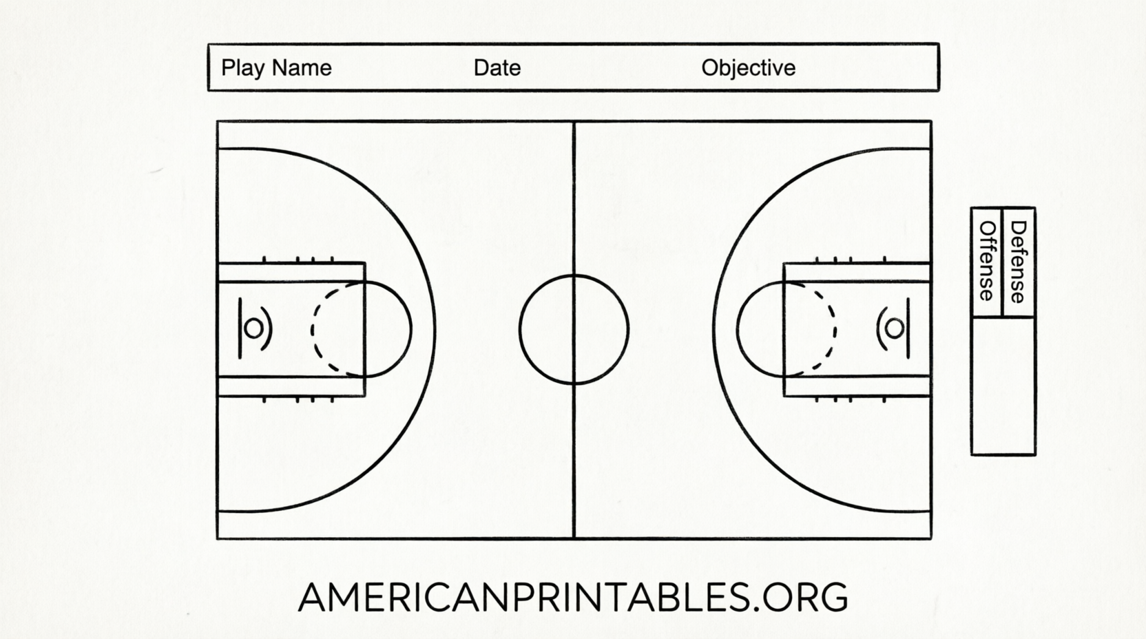 Free Printable Basketball Play Sheets (1)