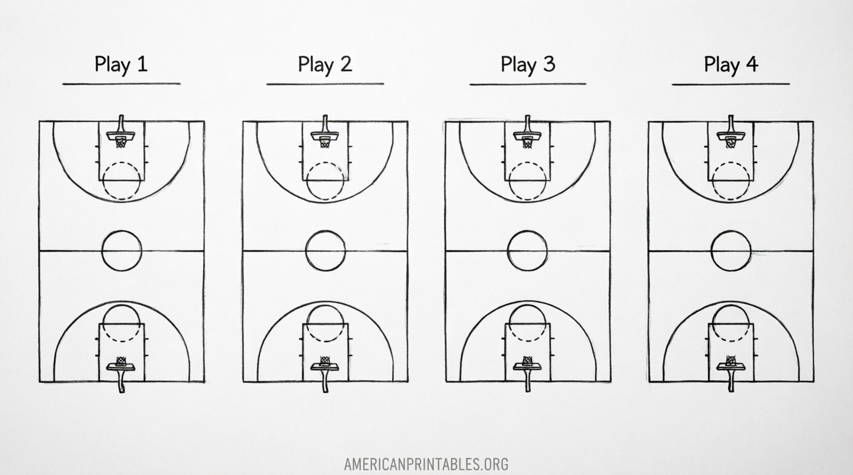 Free Printable Basketball Play Sheets (2)