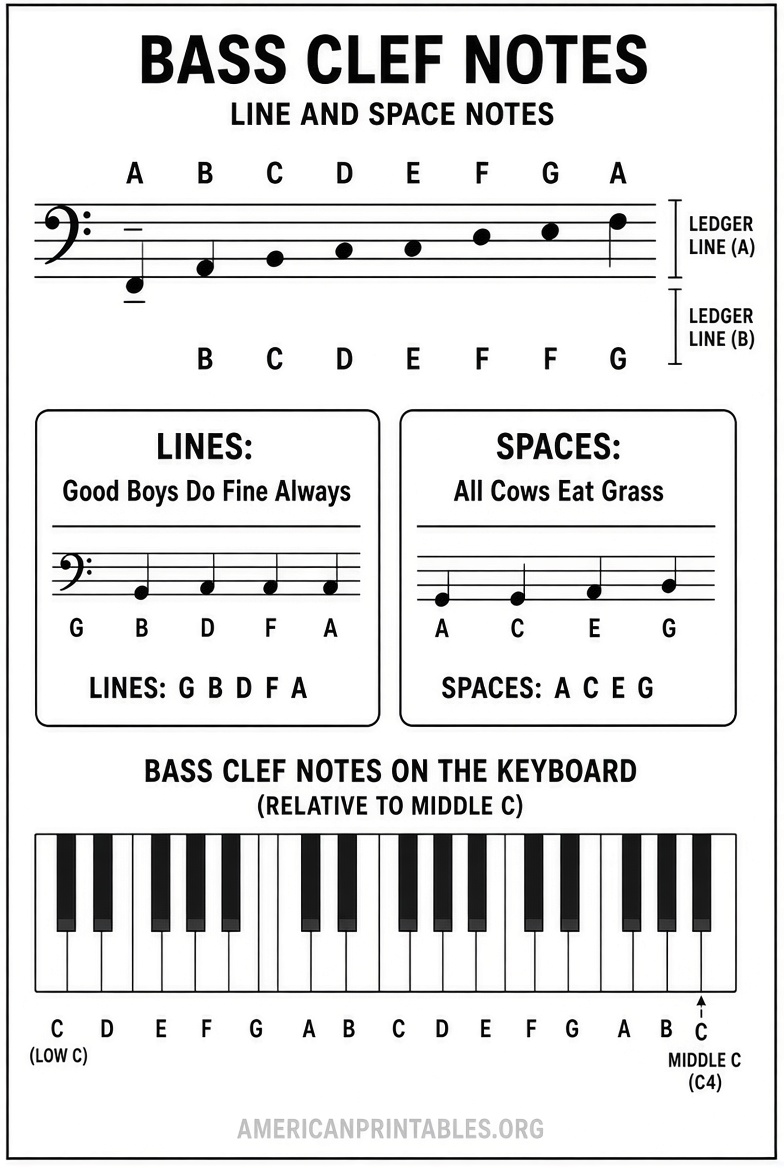Free Printable Bass Clef Notes Chart (2)