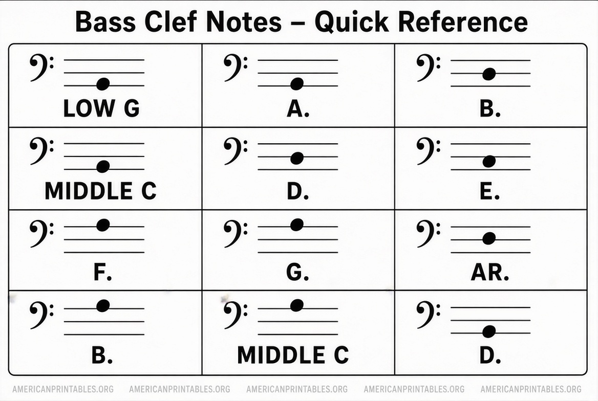 Free Printable Bass Clef Notes Chart (3)