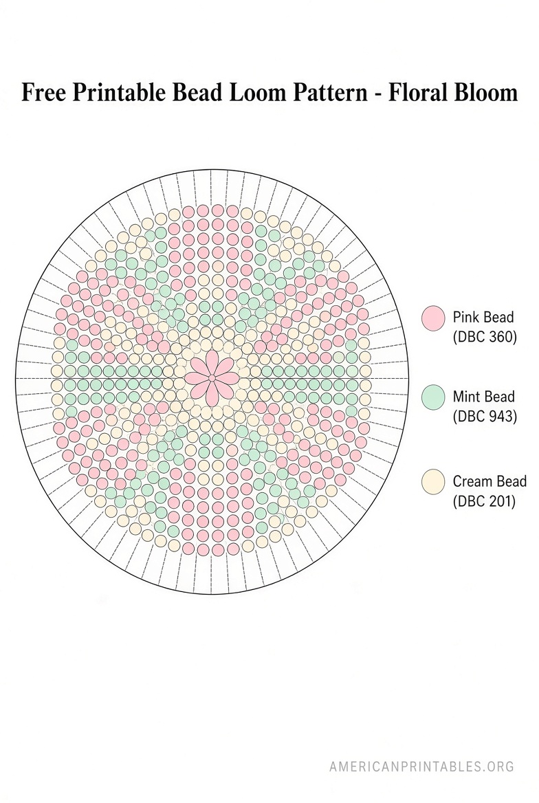 Free Printable Bead Loom Patterns Guide (1)