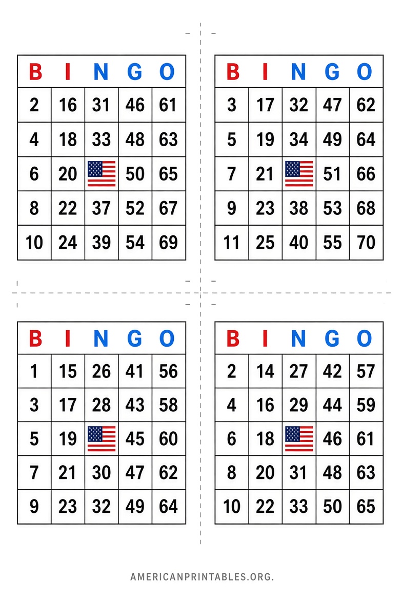 Free Printable Bingo Patterns for Fun Games (4)
