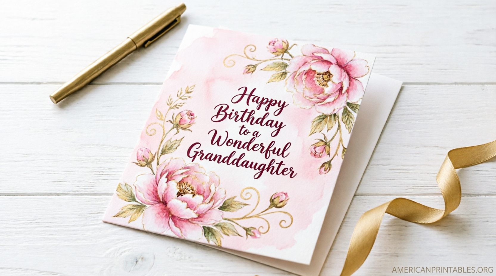 Free Printable Birthday Cards for Granddaughter (1)