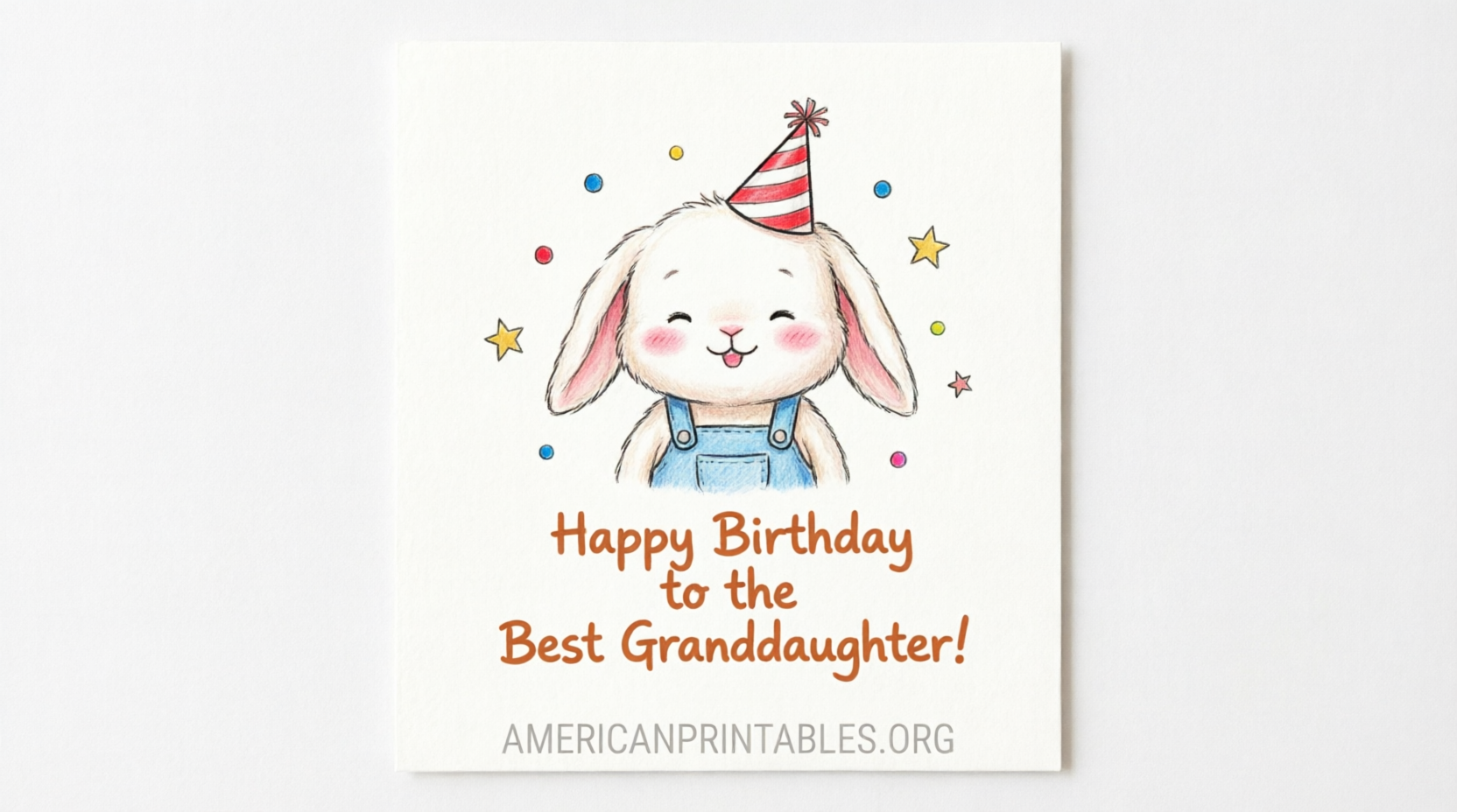 Free Printable Birthday Cards for Granddaughter (3)
