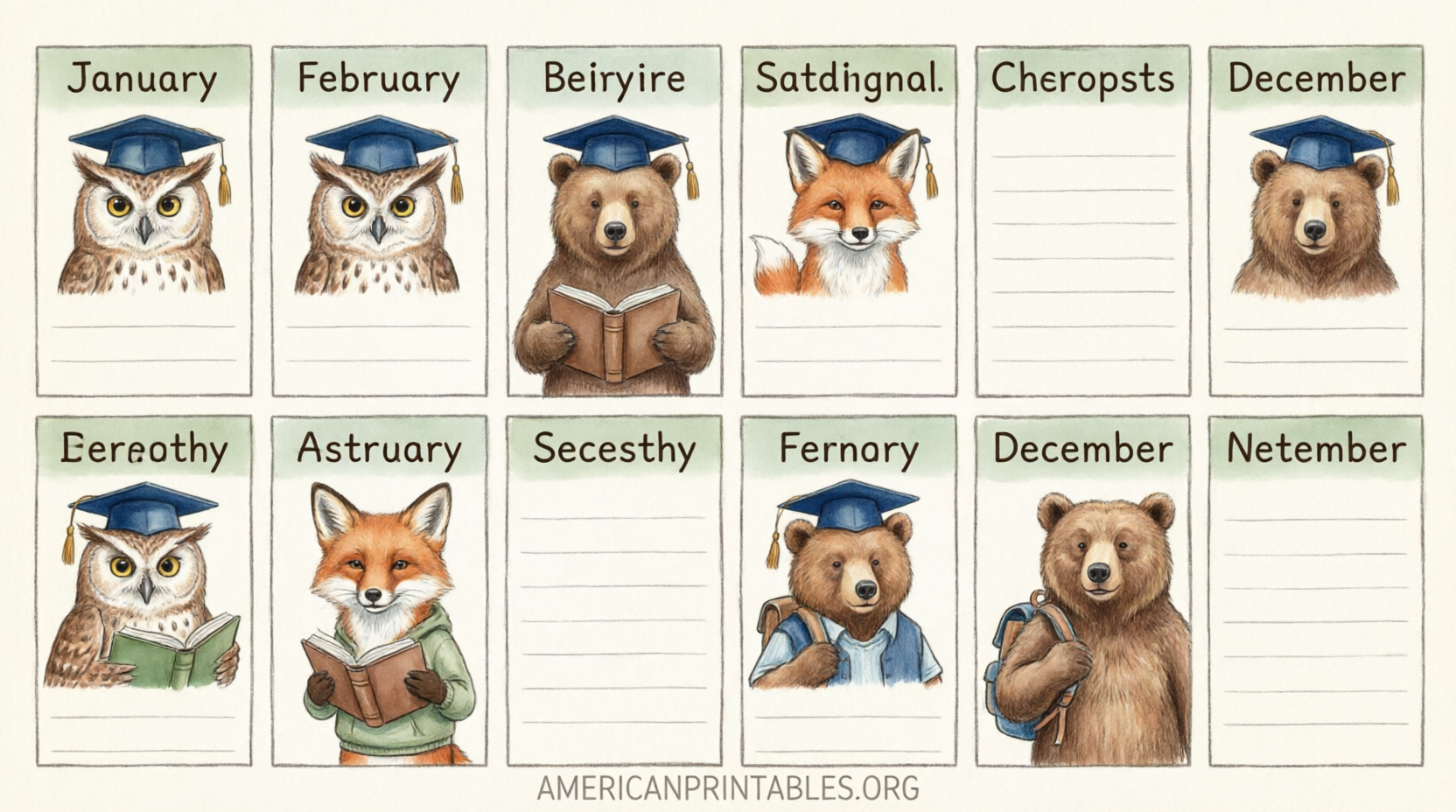 Free Printable Birthday Charts for Classroom (2)