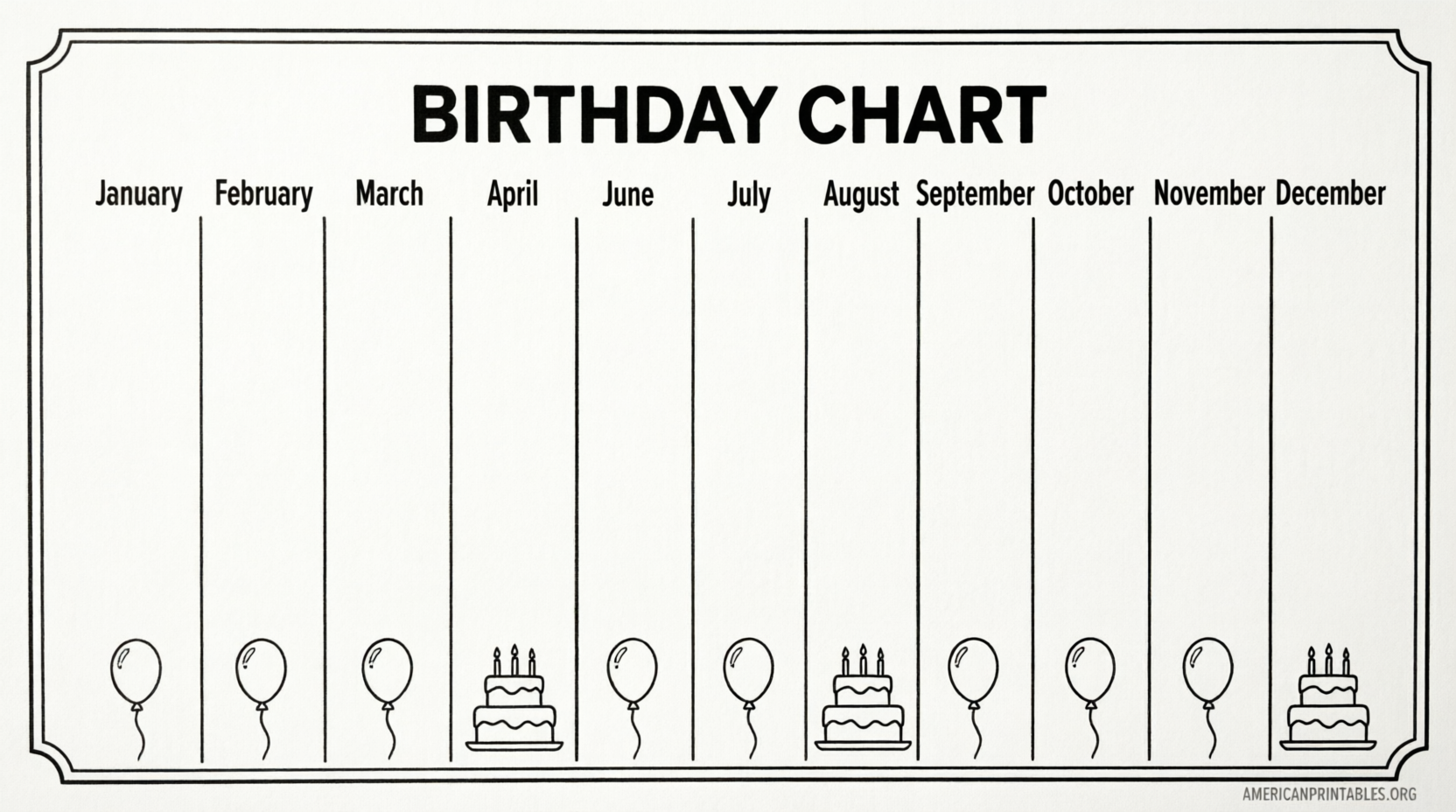 Free Printable Birthday Charts for Classroom (3)