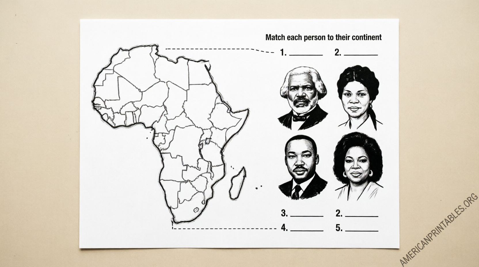 Free Printable Black History Worksheets (2)