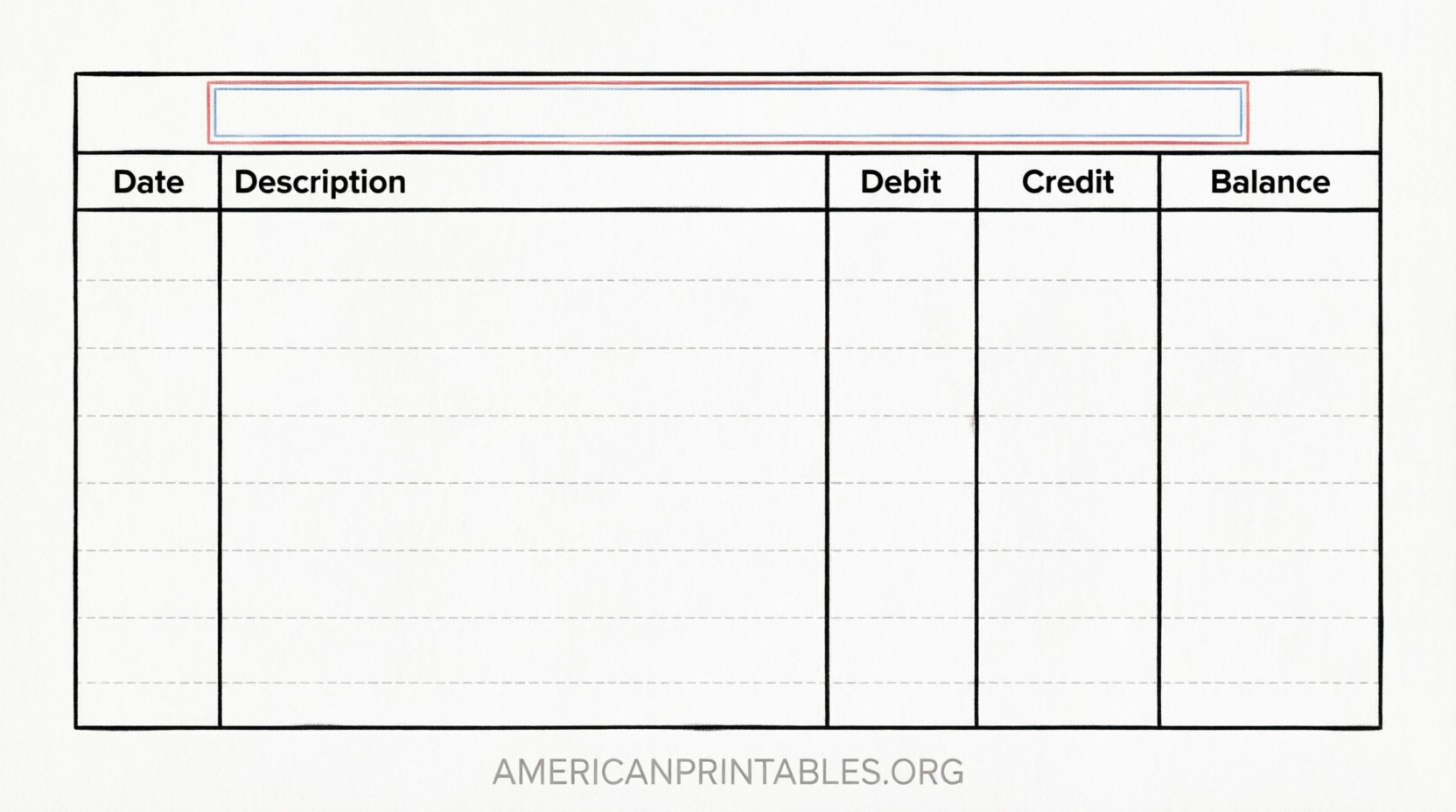 Free Printable Blank Accounting Forms (USA Guide) (1)