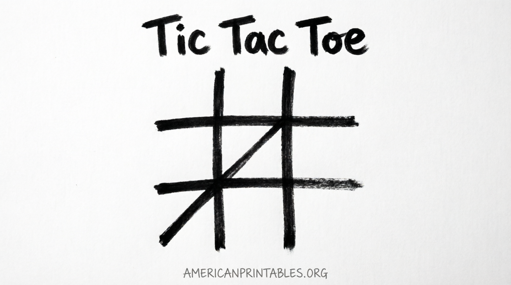 Free Printable Blank Tic Tac Toe Board (2)