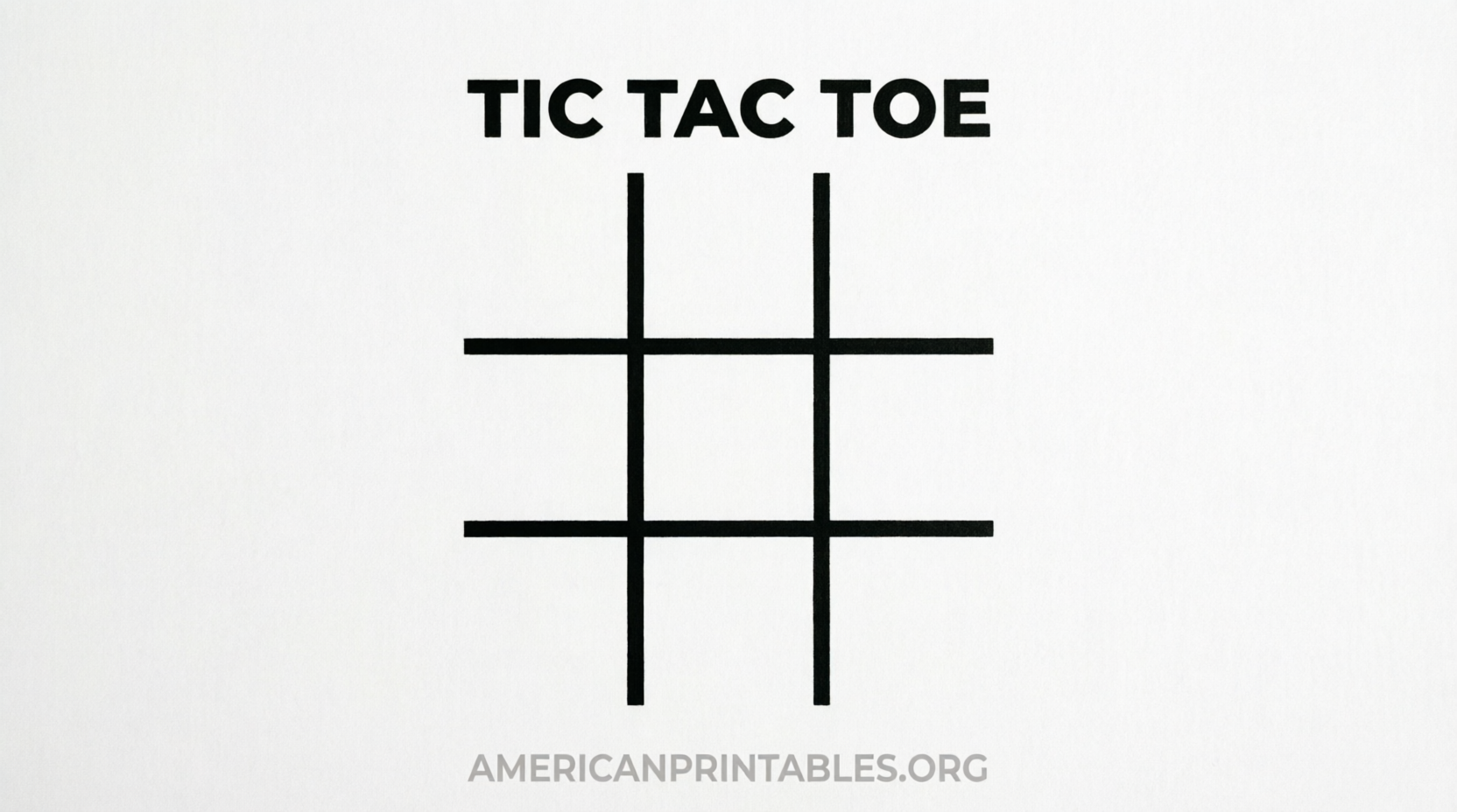 Free Printable Blank Tic Tac Toe Board (3)