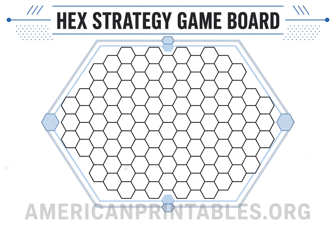 Free Printable Board Game Templates PDF (4)